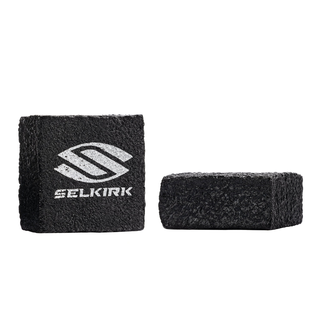 Raw Carbon Fiber Pickleball Paddle Cleaning Block - 2 Pack
