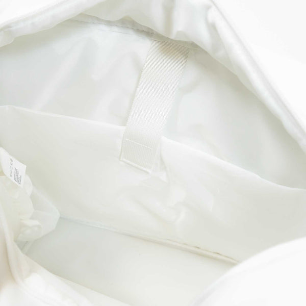 Overnighter Puff Bag - White - Inside Pocket