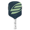 Front view of Everglade color Selkirk Labs widebody Boomstik paddle